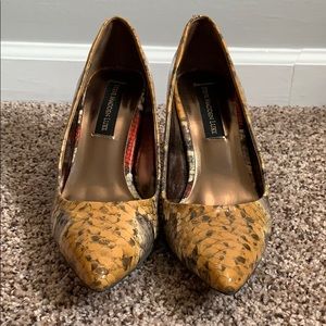 Snake Print Steve Madden Luxe Heels